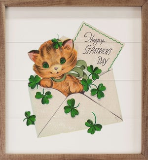 Happy St Patricks Day Cat Delivery